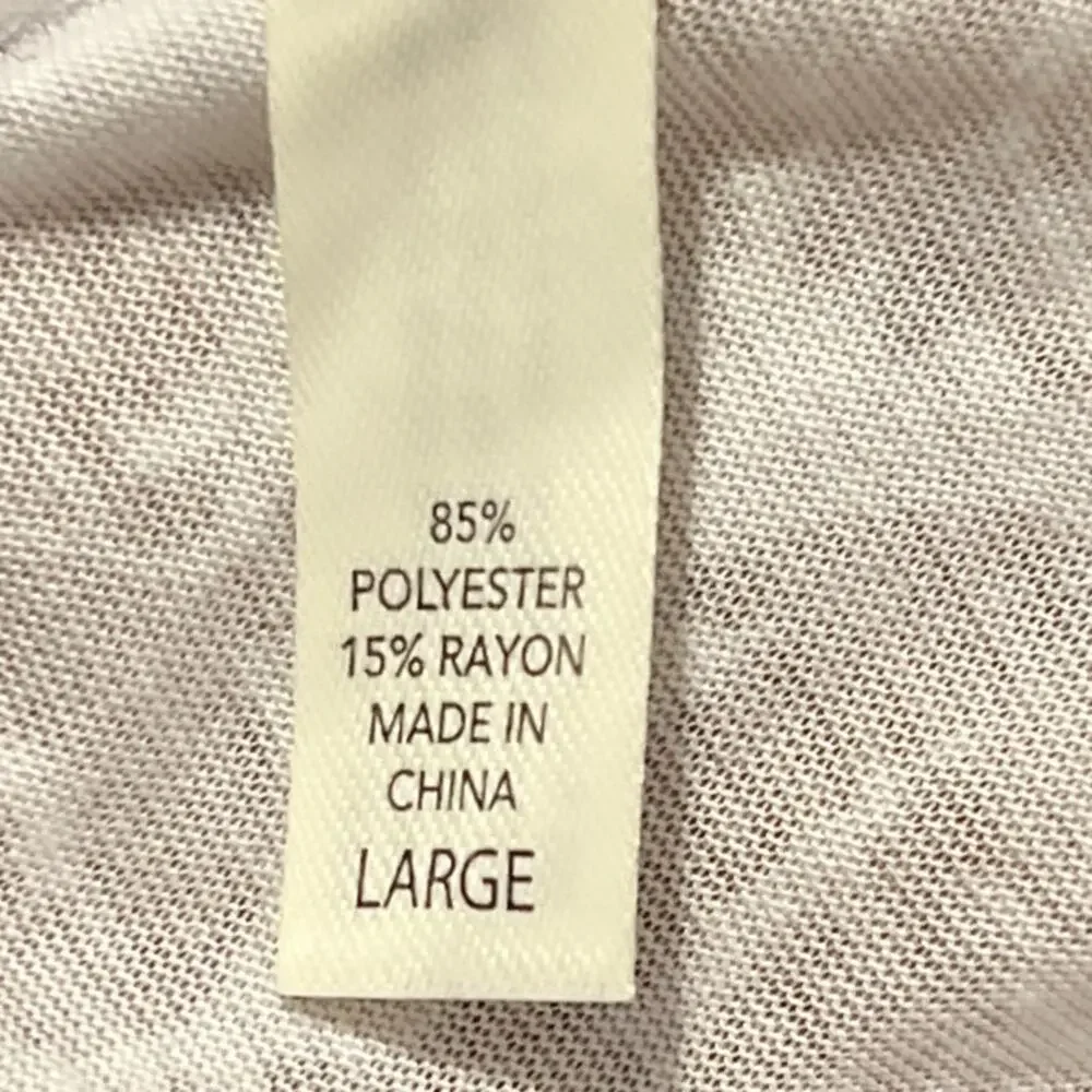 Soma Live Loungewear White Pull On Hooded Long Sleeve Shirt Lightweight Large - Picture 6 of 8